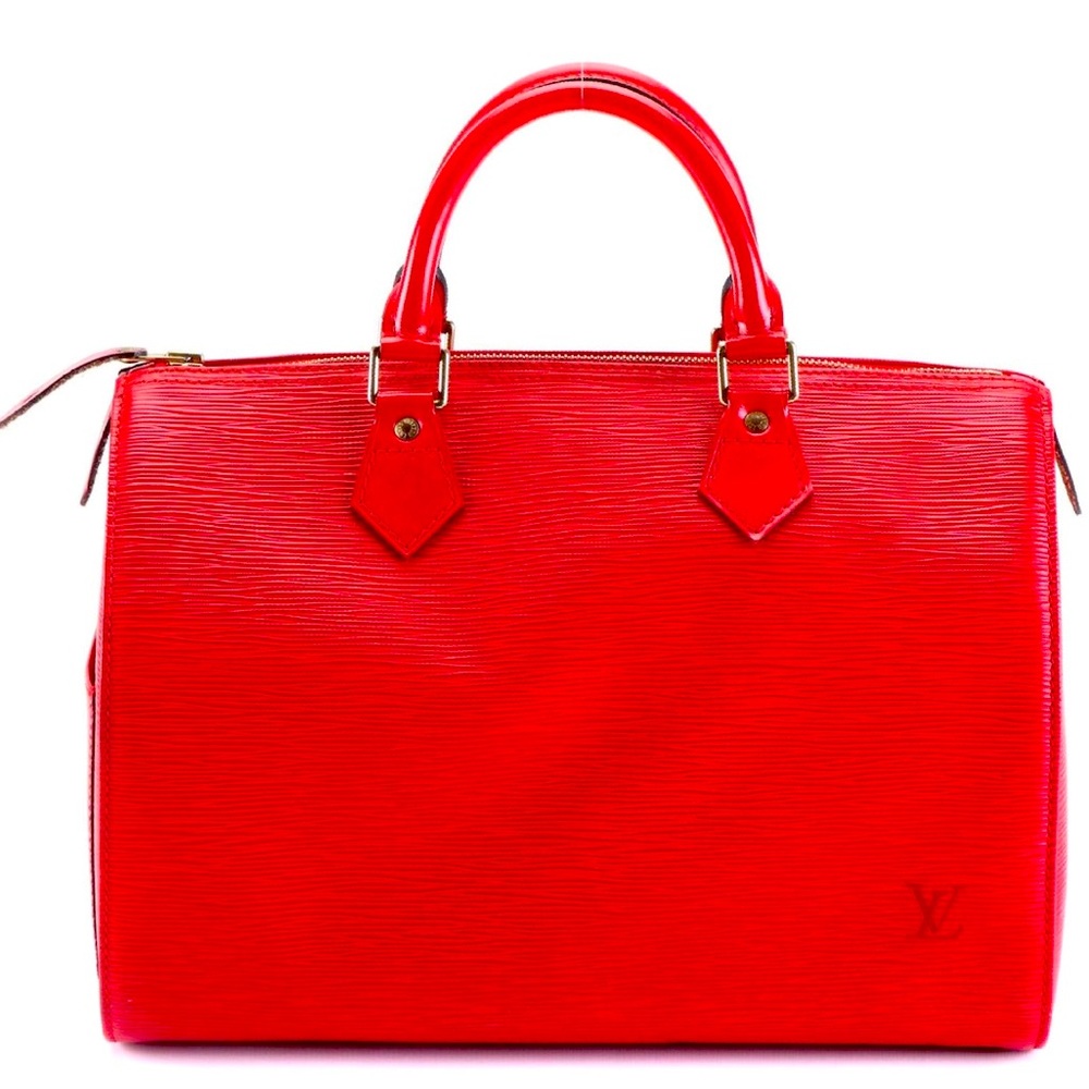 Vintage Louis Vuitton Speedy 30 in Castilian
Red Epi Leather